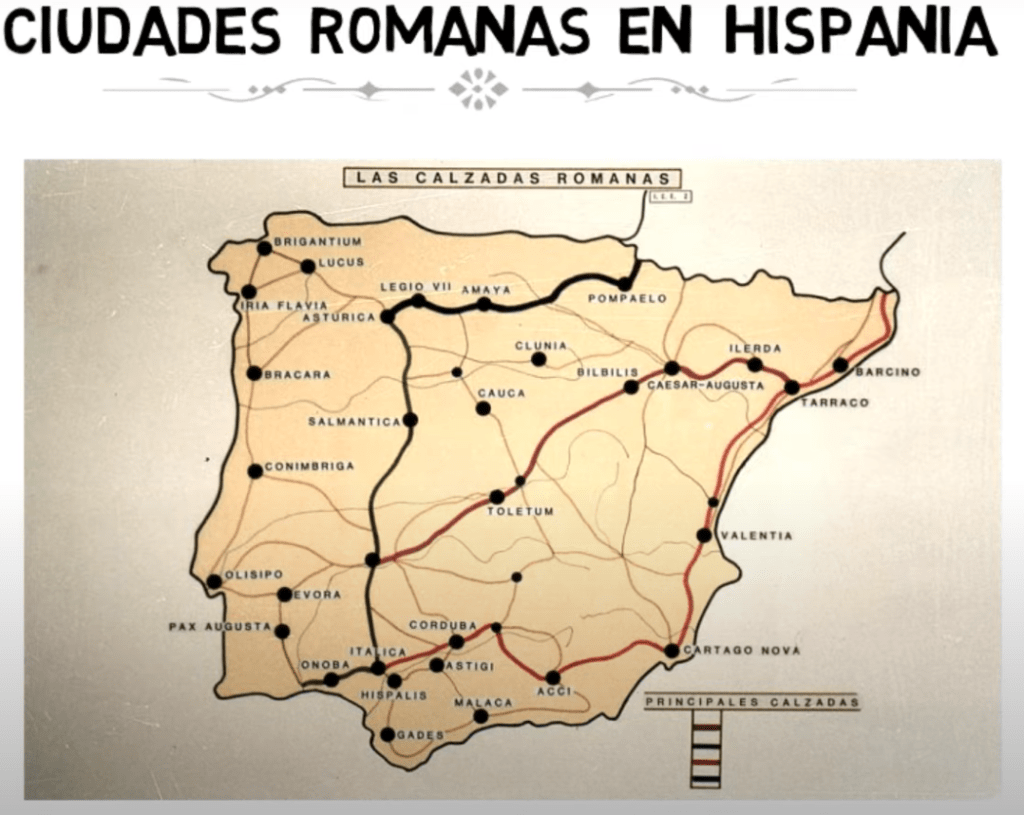ciudades romanas en hispania