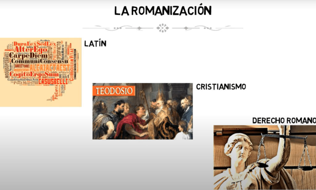 la romanización de hispania