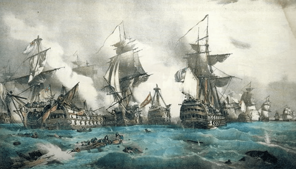 batalla de trafalgar dinastia de los borbones