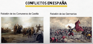 conflictos en españa de carlos i