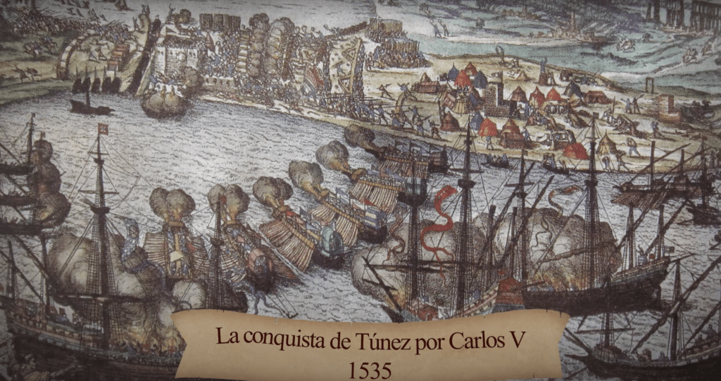 La conquista de Tunez por Carlos V
