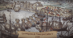 La conquista de Tunez por Carlos V