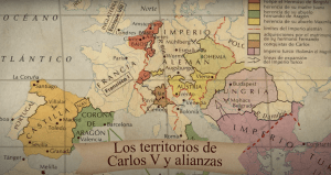 Los territorios de Carlos V y sus alianzas
