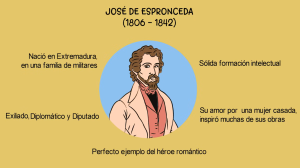 JOSÉ DE ESPRONCEDA (1806 - 1842)