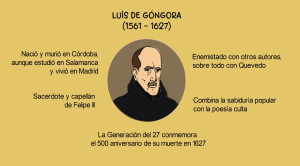 LUIS DE GÓNGORA (1561 - 1627)