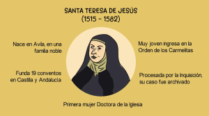 SANTA TERESA DE JESÚS (1515 - 1582)