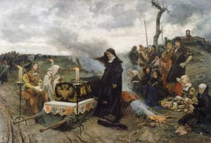 Doña Juana La Loca, hija de los Reyes Católicos, del pintor Francisco Pradilla