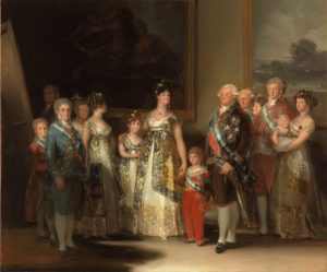 Familia de Carlos IV, pintado por Francisco de Goya