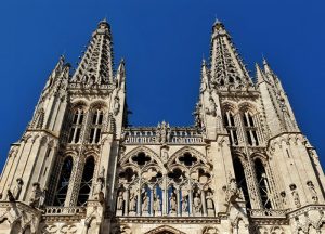 Fachada Catedral de Santa María en Burgos